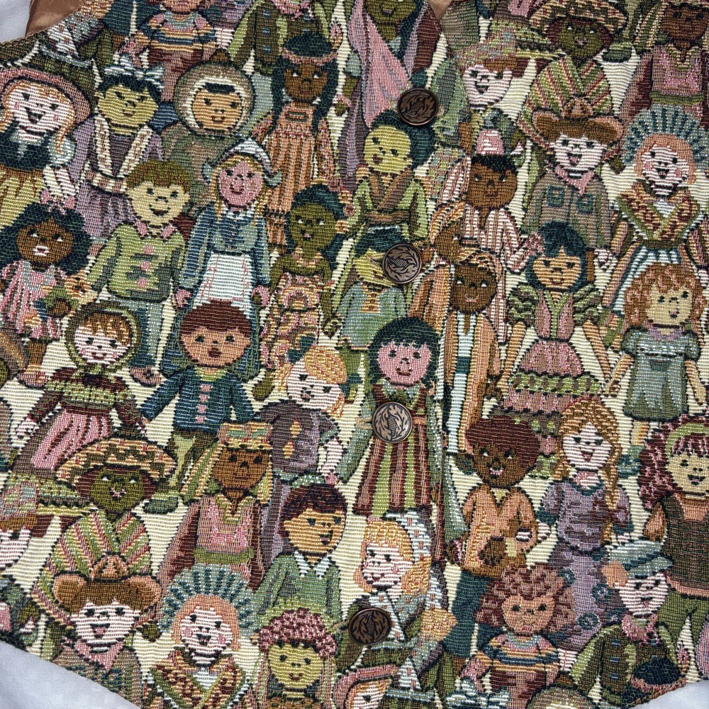 Nadia Multicolor Character Pattern Vest - Picture 2 of 5